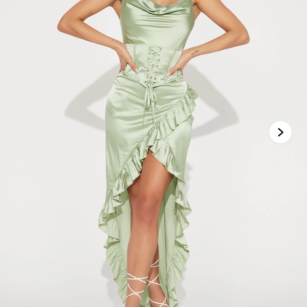 Satin Maxi Dress